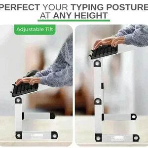 Uncaged Ergonomics Adjustable Keyboard Tray, Ergonomic, Wrist Support, Portable